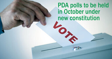 PDA polls to be held in October under new constitution