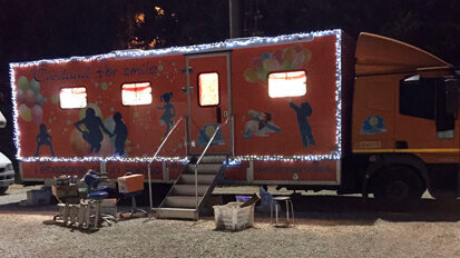 “Noi con Voi”: il camion di Overland for Smile a Norcia e dintorni in soccorso ai terremotati