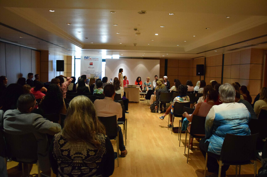 A panel discussion on oral health.