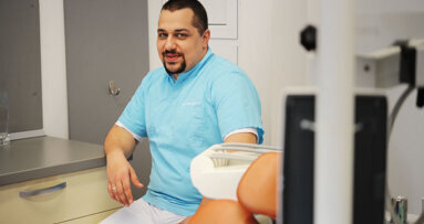 За денталното обучение по пантофи