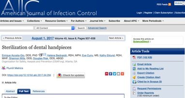 Fortalecimiento del control de infecciones en el consultorio (1) Fortalecimiento del control de infecciones en el consultorio (1)