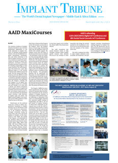 Implant Tribune Middle East & Africa No. 1, 2016