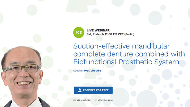 Free webinar highlights new technique in denture fabrication