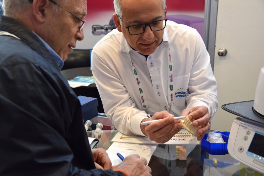 Ivoclar Vivadent booth at FDI World Dental Congress (Photograph: Monique Mehler, Dental Tribune International)