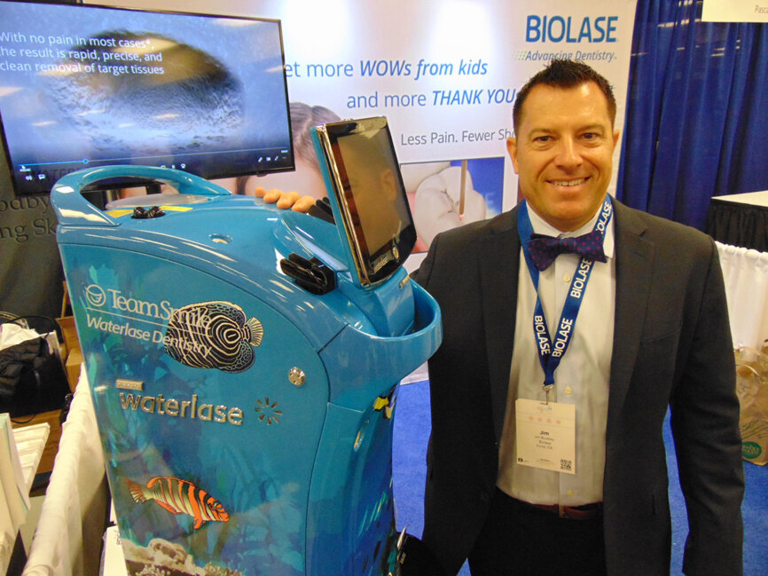 Jim Buckley of Biolase. (Photo by Fred Michmershuizen/Dental Tribune America)