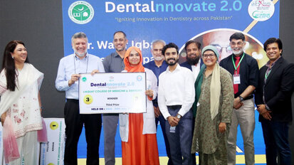 Dow BDS students secure 3rd position at DentalInnovate 2.0 with mental health research