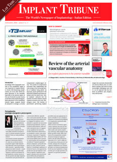 Implant Tribune Italy No. 3, 2016