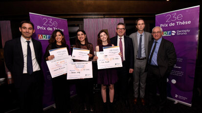 Prix de thèse ADF/Dentsply Sirona 2019 : Un niveau qualitatif toujours plus fort