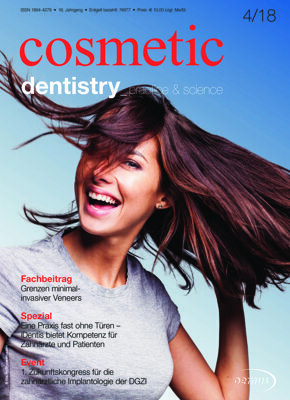 cosmetic dentistry Germany No. 4, 2018 cosmetic dentistry Germany No. 4, 2018