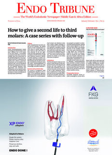 Endo Tribune Middle East & Africa No. 1, 2019