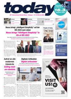 today at IDS Cologne 16 March 2023 today at IDS Cologne 16 March 2023