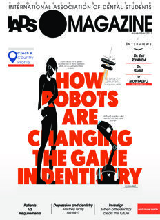 IADS Magazine international No.1, 2017 IADS Magazine international No.1, 2017