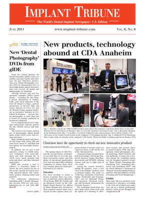 Implant Tribune U.S. No. 6, 2011