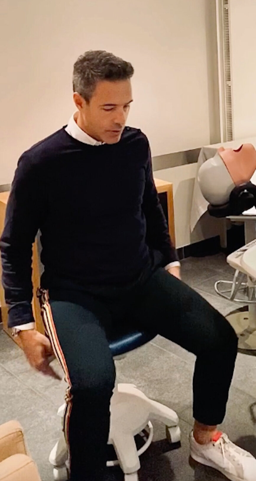 Fig 1 : Hauteur du tabouret