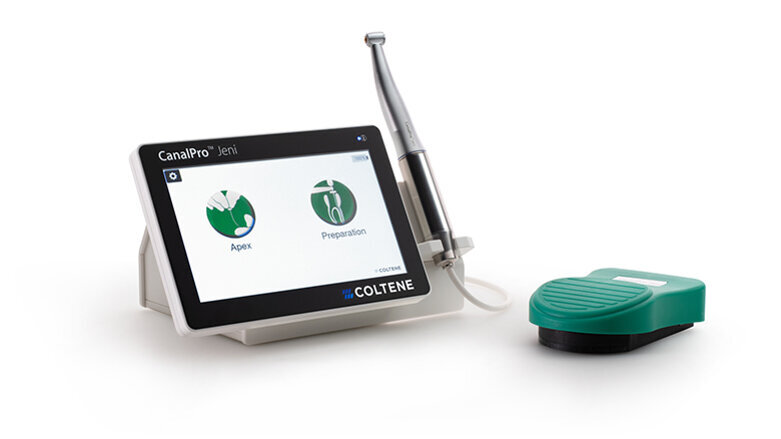 Digital endo assistance fully automated CanalPro Jeni Endo Motor navigates through treatment