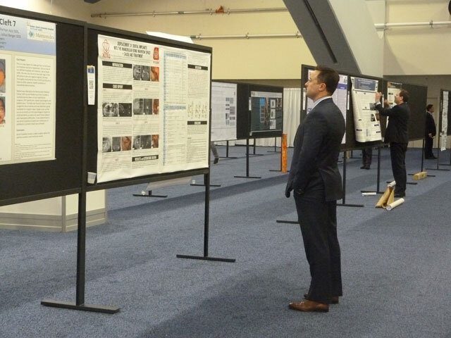Poster presentations feature a wide variety of topics, including nerve repair, orthognathic surgery, TMJ, trauma management and many others.