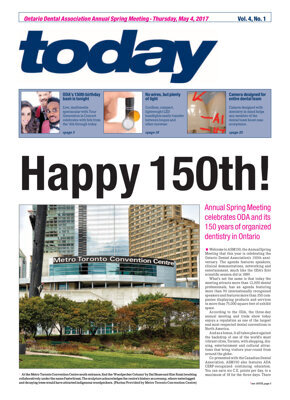 today ODA Toronto May 4, 2017 today ODA Toronto May 4, 2017