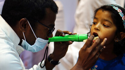 Improving oral health in India using mobile dental vans