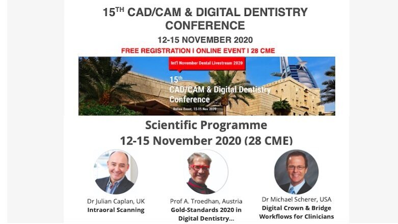 15TH CAD/CAM & Digital Dentistry Conference
