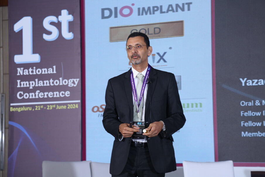 Fig 17: Dr Yazad Gandhi spoke on Dealing with posterior maxillary deficiencies – Is there a decision tree?