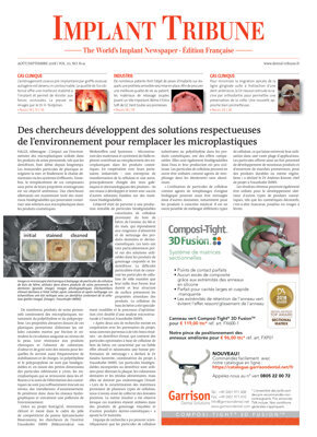 Implant Tribune France No. 3, 2018 Implant Tribune France No. 3, 2018