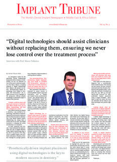 Implant Tribune Middle East & Africa No. 5, 2024