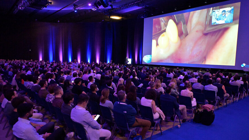 The programme boasted two remarkable live surgeries that were performed by the celebrated surgeons Prof. Istvan Urban and Dr Sofia Aroca. (Image: Osteology Foundation)