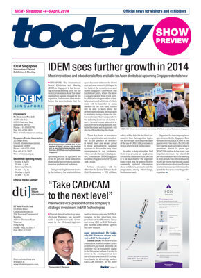 today IDEM Singapore 2014 Show Preview today IDEM Singapore 2014 Show Preview
