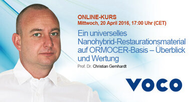 Neues Live-Webinar: Innovatives Nanohybrid-Restaurationsmaterial