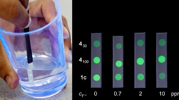 Novi hitri test ugotavlja stopnjo fluoridov v pitni vodi.
