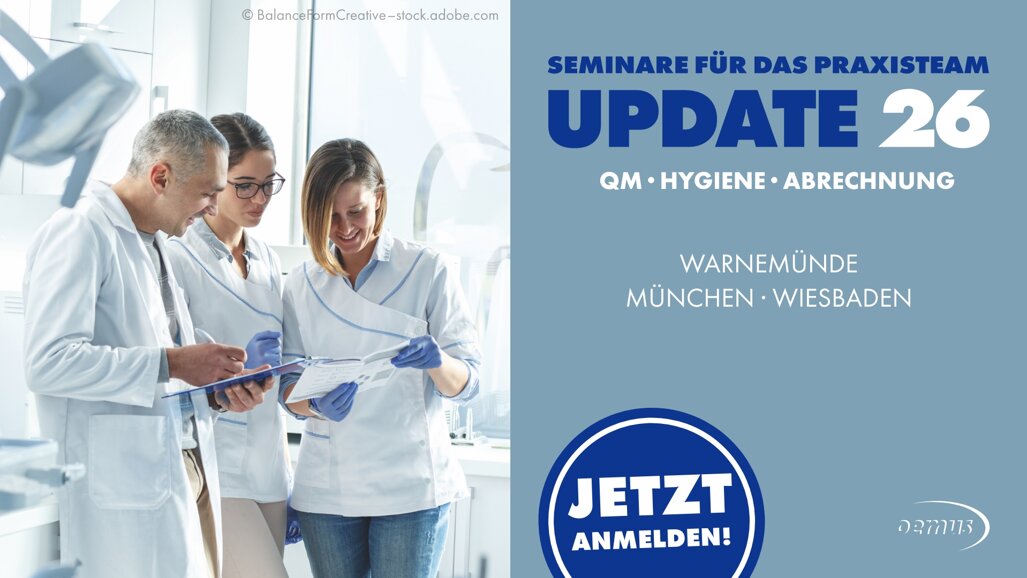 Fit für QM & Hygiene an jeweils nur einem Seminartag – Neu: Update Abrechnung