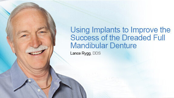 Безплатен уебинар: Употребата на импланти при цели протези на долната челюст