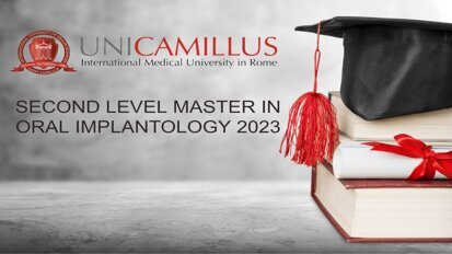 Получете титлата “магистър на науките по орална имплантология” от университета UNICAMILLUS  в Рим