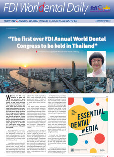 World Dental Daily Bangkok 2015 Advance Issue World Dental Daily Bangkok 2015 Advance Issue