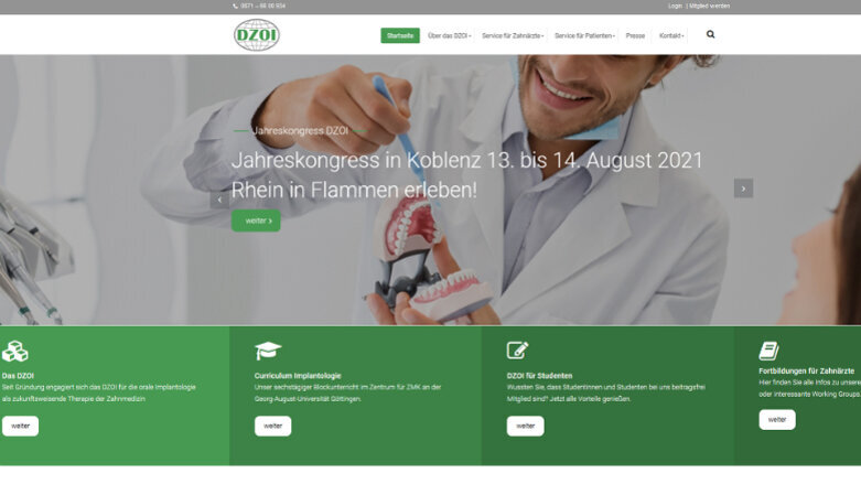 Website-Fresh-Up www.dzoi.de