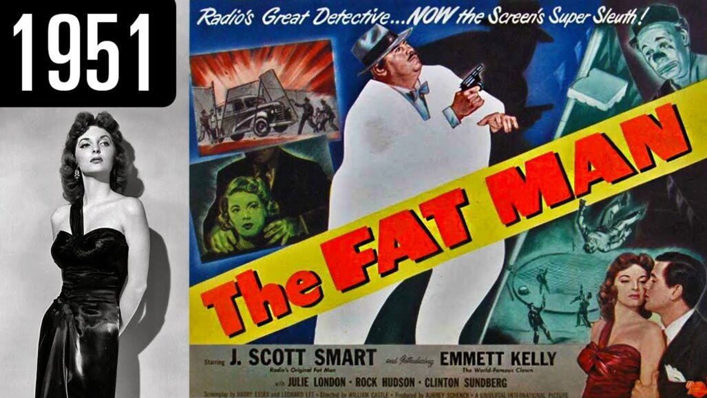 FILM: The fat man (1951), geregisseerd door William Castle