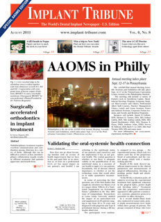 Implant Tribune U.S. No. 8, 2011