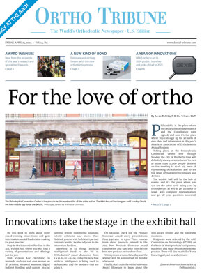 Ortho Tribune U.S. No. 1, 2025 , AAO Annual Session Philadelphia April 25, 2025