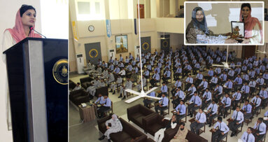 Health, wellness session at PN Cadet College, Ormara