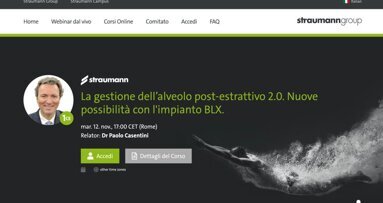 Più webinar, più lingue: la piattaforma dentale e-learning del gruppo Straumann cresce