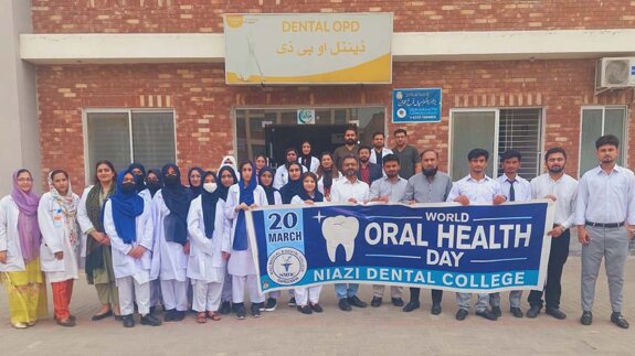 Niazi Dental College marks World Oral Health Day 2026 with a powerful awareness walk