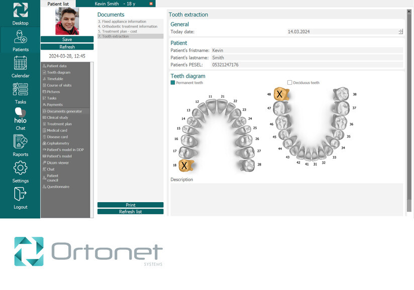 Polorto – Ortonet - Practice Management