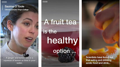 Sipping hot fruit teas and  snacking can lead to tooth erosion