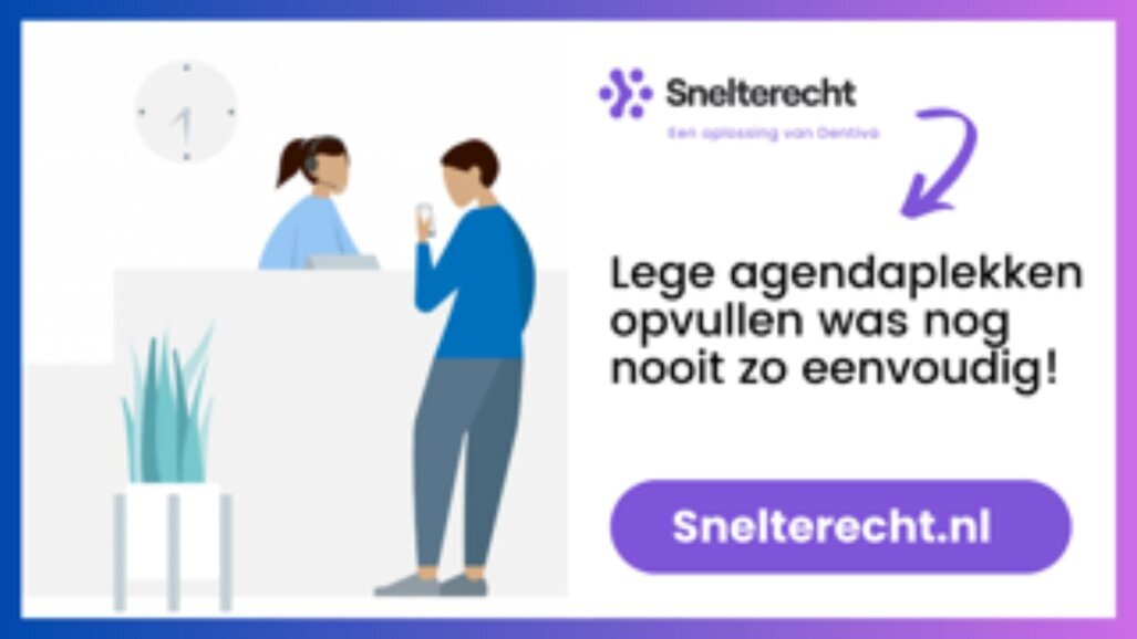 Softwaretool Snelterecht maakt einde aan lege agendaplekken in de tandartspraktijk