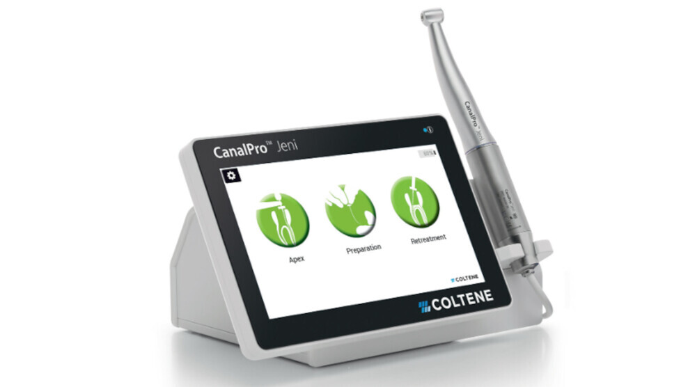 Fig. 1: The CanalPro Jeni fully automated endodontic motor. (Image: COLTENE)