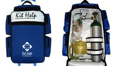 O primeiro kit de emergências médicas com oxigênio no Brasil