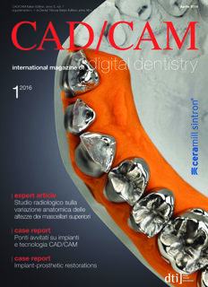 CAD/CAM Italy No. 1, 2016 CAD/CAM Italy No. 1, 2016