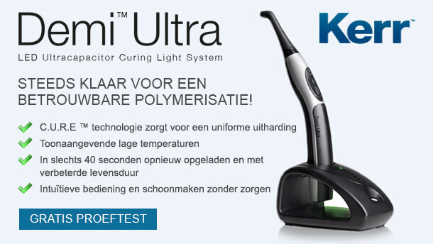 Betrouwbare polymerisatie met Demi Ultra