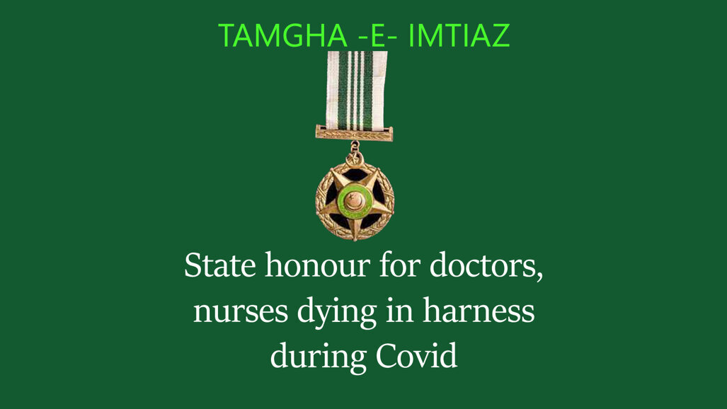State honour for doctors, nurses dying in harness during Covid