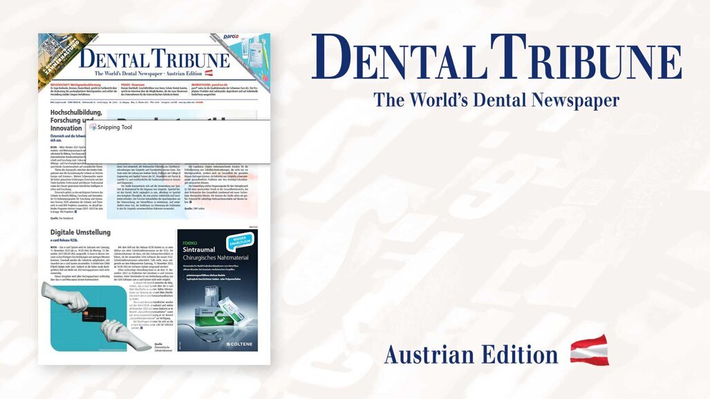 Jetzt online lesen: Dental Tribune Österreich 7/2023 erschienen